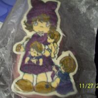 Frozen Buttercream Transfer This was going to go on a cake for some people who had triplets, 2 boys and 1 girl, but they didn't come home for a long time and it...