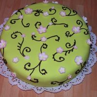 Apple Blossoms Cake 