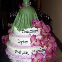 3D Dress Cake 3D Dress cake , for the Designer's Choice Fashion Preview in Little Rock, Arkansas. This was my first attempt at doing a 3D dress,...
