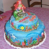 Ariel's Cake Another Ariel's cake for my granddaughter's 7th b'day. My version of Ariel ended a little chunkierbut she liked it and that...