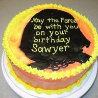 Star Wars Birthday Cake For 5 Yo Darth Vader is my first attempt at FBCT.