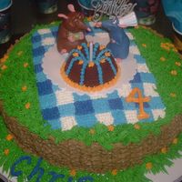 Ratatouille Birthday Cake This is a chocolate cake made with chocolate buttercream for my son 4th birthday.