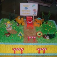 Bob The Builder My nephew cake. Fun to make.
