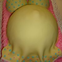 My First Tummy Cake I made this cake for my sister's baby shower. It is the FIRST belly cake I have made. It was fun and I cant wait to do the next one.