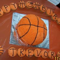 Basketball Birthday Cake 