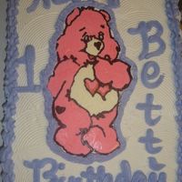 1St Bc Transfer Chocolate cake with BC icing and my 1st BC transfer