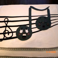 Music Festival This cake was made for a children's music festival at church. Based on characters from a Debbie Brown book. Chocolate cake with bright...