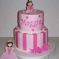 Princess Birthday Cake matched invites