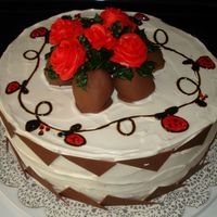 Red Roses Thanks to Sweetgirl as one of her cakes was used as inspiration fro this cake!