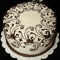 Black And White Cake Inspiried by ThanhThanh.....Thank you!