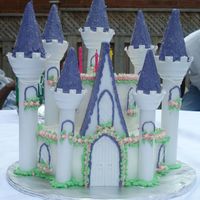 Romantic Castle Birthday Cake 