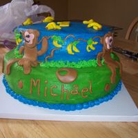 Monkey Cake Buttercream with mmf.