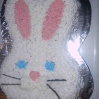 Bunnycake.jpg This was my first character cake...not great, but still sold for $20 at a bake sale.