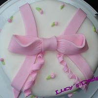 My 1St Mmf Cake This is the first cake that I made for my baby girl. She is 6 months old and this is her "Monthlyversary" cake.