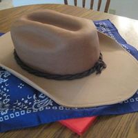 Cowboy Hat My 1st cowboy hat cake. Brim is gumpaste/fondant mix, hat is fondant. Thanks for looking!