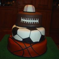 Wesley's 2Nd Birthday Thanks to Jackson for the idea and help! The baseball is white chocolate formed in a teacup, the red laces are buttercream . The other...