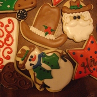 Cowboy Christmas Made these for a business that was having Western theme Chraistmas Party