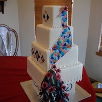 3Jays Class My sister and myself took the 3 Jays class at Tulsa,OK in 2009. This is my cake. All fondant with gumpaste feathers. The class was so much...