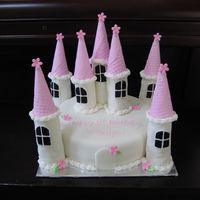 Princess Birthday This is a cake I made last weekend for a girls 1st birthday. It is carrot cake, with cream cheese filling. Fondant covered. The turrets are...