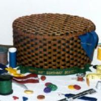 Scotty's Sewing Basket Made this cake for my grandmother, Scotty, on her 80th birthday. All of the props are made from gum paste and fondant and took several...