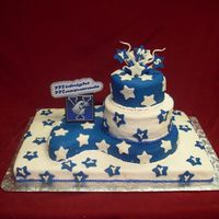 York Middle School This was for my son's 8th grade celerbration. Everything is fondant.