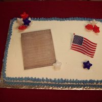 Constitution Cake This was for my son's government class on Constitution day.