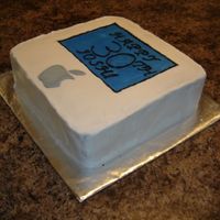 Third Official Cake For My Brothers Birthday He is a macintosh computer geek so I thought this would be fitting!