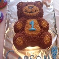 Teddy Bear 1St Birthday I made this for my son's first Birthday.