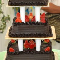 Kek_Kawin_Choc_Strawberry.jpg This is the cake I've made for my sister in law's wedding last weekend.