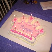 Princess Crown I did two of these for my twin nieces' 8th birthday. These were the very first cakes I have ever done, and I was pleased with the look...