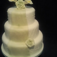 Vintage Colour Wedding Cake 