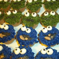 More Sesame Street Cupcakes More cupcakes for great-nephew.