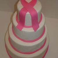 Breast Cancer Awareness Cake 