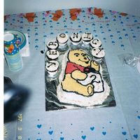 Pooh Bear Birthday Cake b-day cake for my dd's 2nd bday. pooh bear, lost insert page and without a group like this, I did the best I could ... lolThe original...