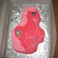 Pink Pony Birthday girl really liked pink and my little pony's. I had just received my pan from ebay. Was so excited.