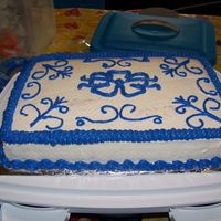 Practice Cake Betty Crocker Super Moist Chocolate Fudge and Pillsbury Moist Supreme Yellow Marble effect cake w/ Buttercream Icing.. I'm very new to...