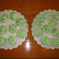 Margarita Cupcakes Margarita cupcakes with Key Lime buttercream icing and green sugar sprinkles.