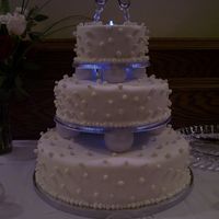 Champagne Bubble Wedding Cake This is my first wedding cake for my sisters wedding. Similar to the cake in the "Wilton Tierd Cake" book. It is a yellow and...