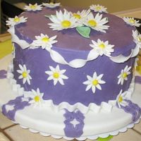 Fondant And Gumpaste Final I had issues covering this entirely and getting it smooth. You can't really see it but there is patch work all over it.