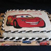 Lightning Mcqueen The last fbct I'll ever do! I love chocolate transfers. Got the idea from another cc'er will come back to give props later =D