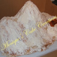 Mountain Cake 50th birthday mountain cake coconut cake