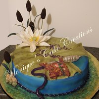 Tattoo Gun On A Lilly Pad 