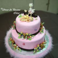 Emeli's Baby Shower! I made this two tier cake for one of my dear friends. It was very special and fun doing all the beautiful details!!!
