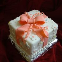 My First Fondant Cake! I had a great time decorating this cake in class. Thanks to my sweet and patient Instructor I've been able to learn wonderful...