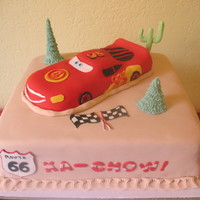Lightning Mcqueen I made this cake for my little Angel's 4th Birthday and it was a total hit! Ka-Chow!