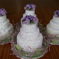 Purple Mini Cakes 