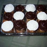 B&w Cupcakes These are just some cupcakes i brought to a party along with my candle cake b/c i knew no one would cut into the candles and eat them...and...