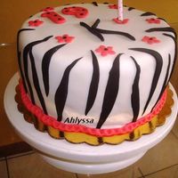 Animal Print Este bizcocho se lo hice a mi hija para su cumplea~os.