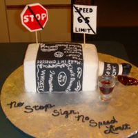 Jack Daniels This is a cake for a friends 40th birthday