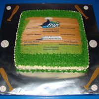 Tampa Bay Devil Rays Baseball First time using my new edible image printer.